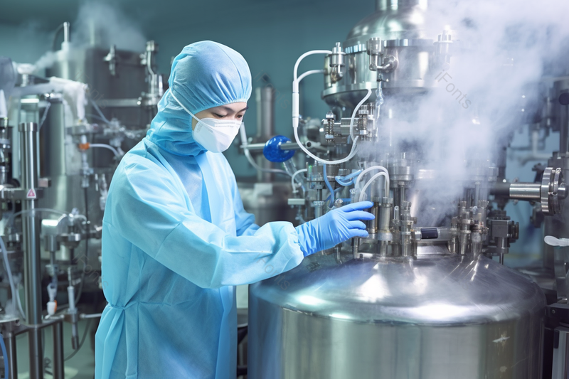 穿着防护服的化工厂电器设备检查安全操作,高清,摄影图,摄影图片,图片大全,摄影图免费下载